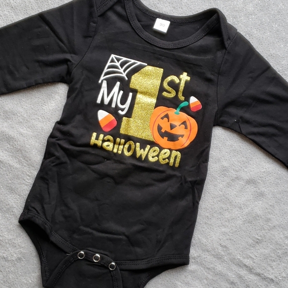 Babies First Halloween Outfit / Pumpkin Costume - Picture 1 of 5